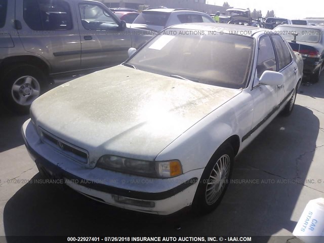 JH4KA7669MC030546 - 1991 ACURA LEGEND L WHITE photo 2