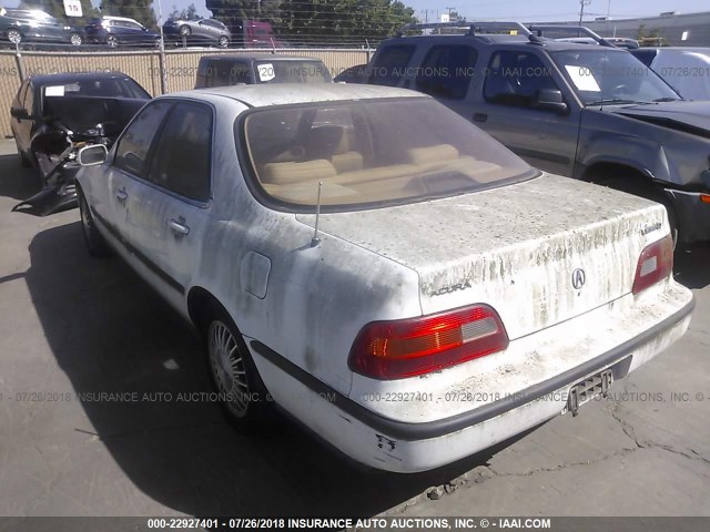 JH4KA7669MC030546 - 1991 ACURA LEGEND L WHITE photo 3