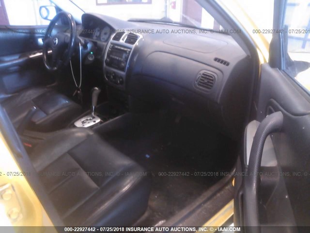 JM1BJ245X31145049 - 2003 MAZDA PROTEGE PR5 黄色 照片 5