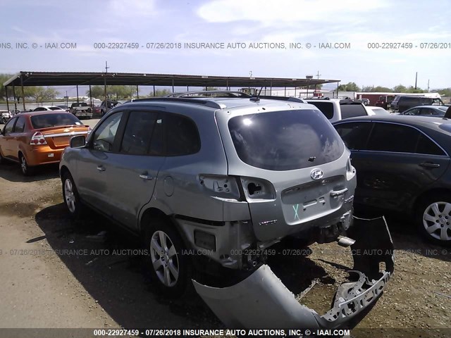 5NMSH13E17H043691 - 2007 HYUNDAI SANTA FE SE/LIMITED SILVER photo 3