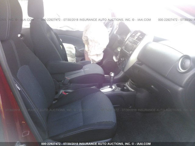 3N1CE2CPXGL361576 - 2016 NISSAN VERSA NOTE S/S PLUS/SV/SL/SR RED photo 5