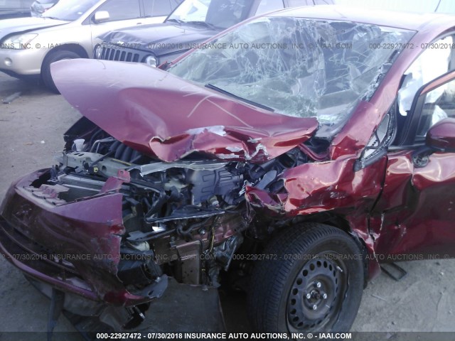 3N1CE2CPXGL361576 - 2016 NISSAN VERSA NOTE S/S PLUS/SV/SL/SR RED photo 6