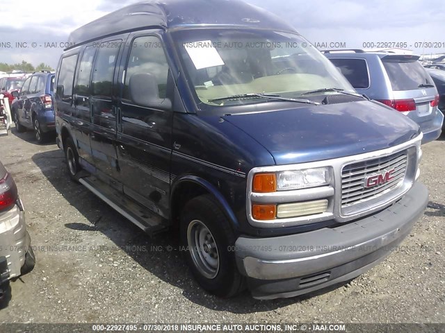 1GDFG15W311154931 - 2001 GMC SAVANA RV G1500 BLUE photo 6