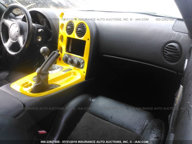 1B3JZ65Z75V500673 - 2005 DODGE VIPER SRT-10 YELLOW photo 5