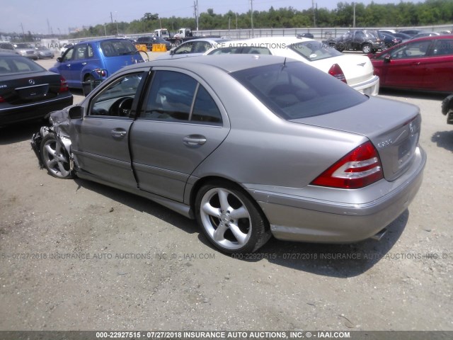 WDBRF52H36E023000 - 2006 MERCEDES-BENZ C GENERATION 2006 230 Champagne photo 3