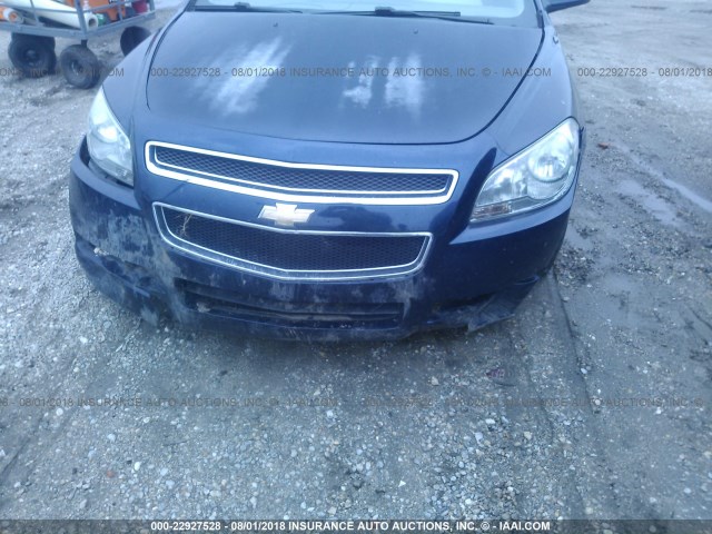 1G1ZC5EB4AF129419 - 2010 CHEVROLET MALIBU 1LT 蓝色 照片 6