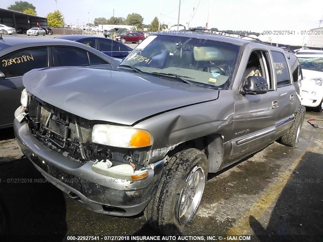 3GKFK16T21G176240 - 2001 GMC YUKON XL K1500 GRAY photo 2