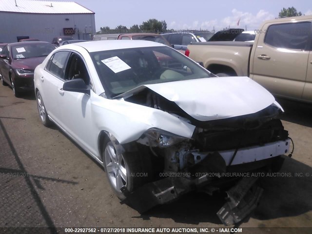 1G1ZA5EU3CF147968 - 2012 CHEVROLET MALIBU LS WHITE photo 1