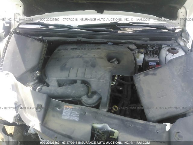 1G1ZA5EU3CF147968 - 2012 CHEVROLET MALIBU LS WHITE photo 10