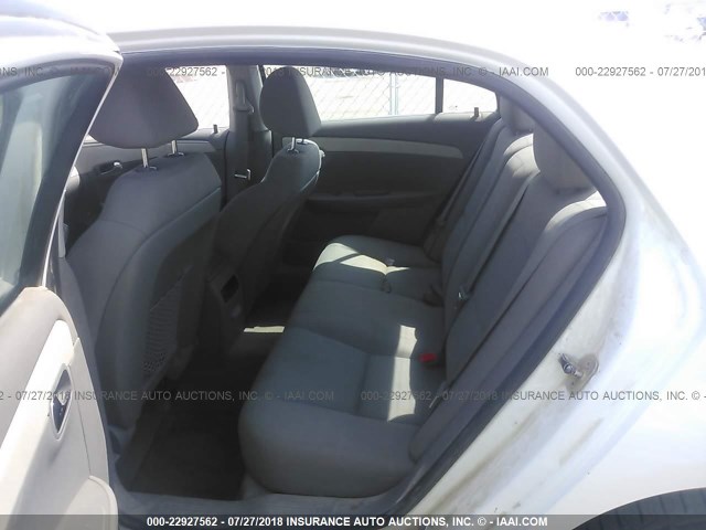 1G1ZA5EU3CF147968 - 2012 CHEVROLET MALIBU LS WHITE photo 8