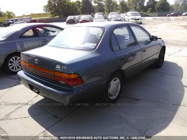 1NXAE00E1PZ013520 - 1993 TOYOTA COROLLA LE BLUE photo 4