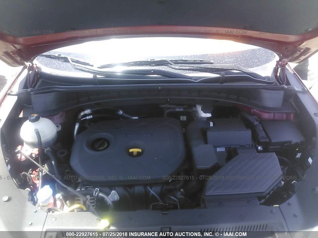 KM8J33A41HU264780 - 2017 HYUNDAI TUCSON LIMITED/SPORT AND ECO/SE RED photo 10