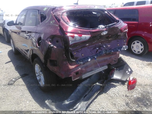 KM8J33A41HU264780 - 2017 HYUNDAI TUCSON LIMITED/SPORT AND ECO/SE RED photo 6