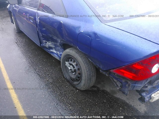 1HGEM21134L041631 - 2004 HONDA CIVIC DX VP BLUE photo 6