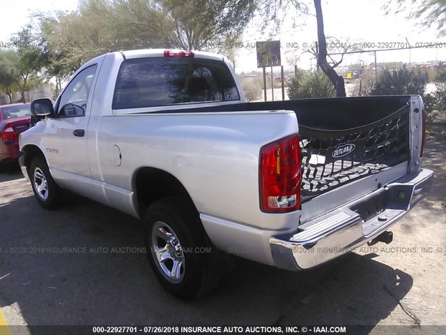 1D7HA16K46J124635 - 2006 DODGE RAM 1500 ST SILVER photo 3