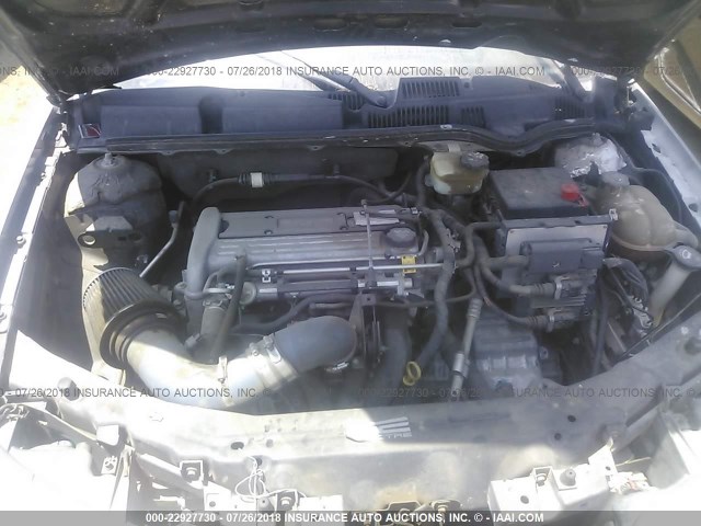 1G8AW12F53Z187868 - 2003 SATURN ION LEVEL 3 SILVER photo 10