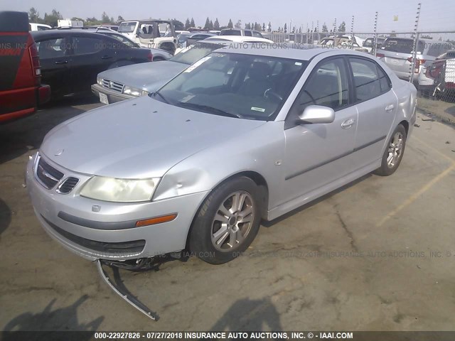 YS3FD49Y561006189 - 2006 SAAB 9-3 SILVER photo 2