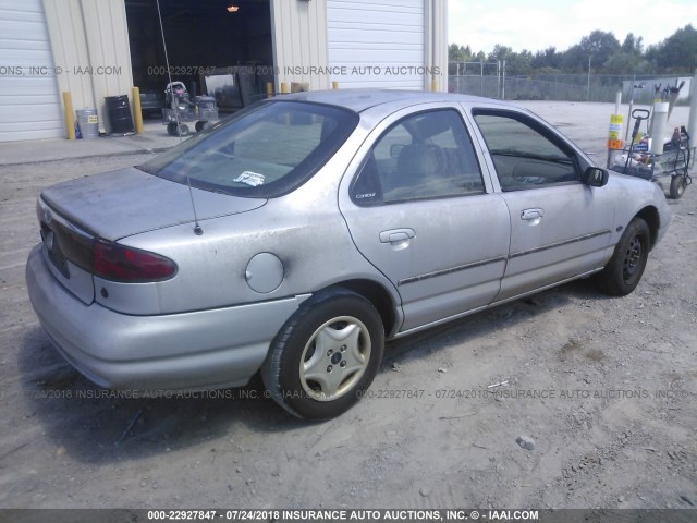 3FAFP6630YM108580 - 2000 FORD CONTOUR SE SILVER photo 4