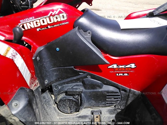 JSAAP41A852106099 - 2005 SUZUKI LT-A700 XK5 RED photo 9