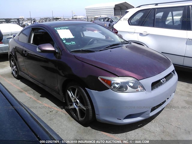 JTKDE177560120213 - 2006 TOYOTA SCION TC 栗色 照片 1