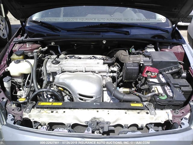 JTKDE177560120213 - 2006 TOYOTA SCION TC 栗色 照片 10