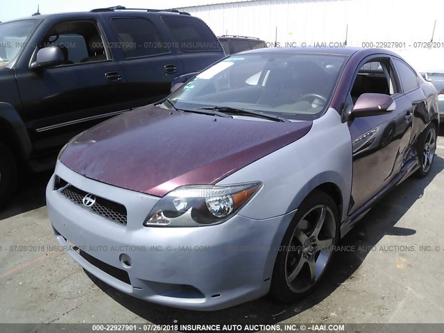 JTKDE177560120213 - 2006 TOYOTA SCION TC 栗色 照片 2