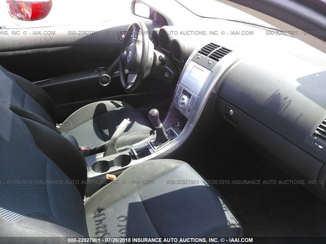 JTKDE177560120213 - 2006 TOYOTA SCION TC 栗色 照片 5