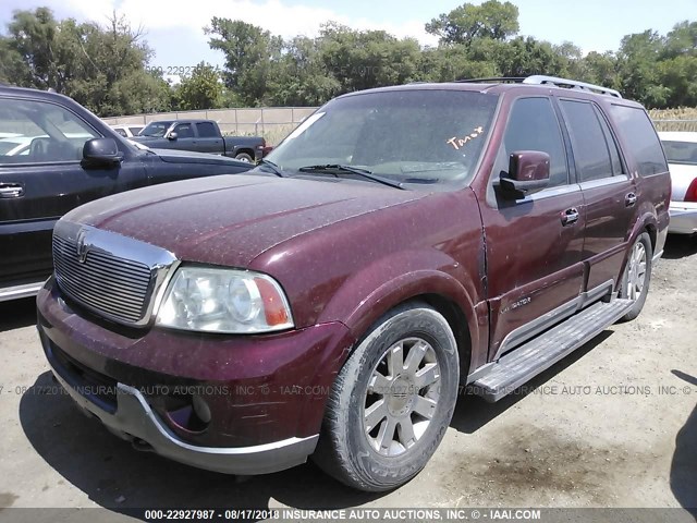5LMFU28R53LJ11104 - 2003 LINCOLN NAVIGATOR მუქწითელი ფოტო 2
