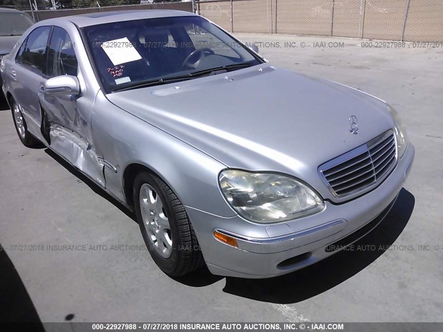 WDBNG70J31A134823 - 2001 MERCEDES-BENZ S 430 SILVER photo 1