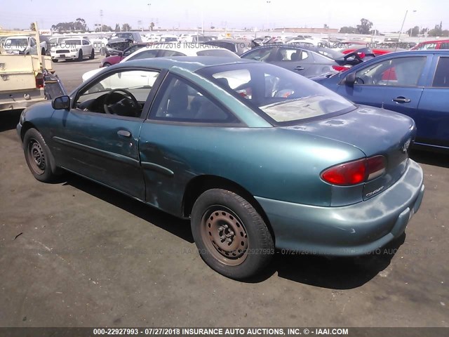 1G1JC124XVM139160 - 1997 CHEVROLET CAVALIER RS GREEN photo 3