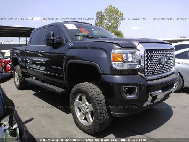 1GT120E81FF167437 - 2015 GMC SIERRA K2500 DENALI GRAY photo 1