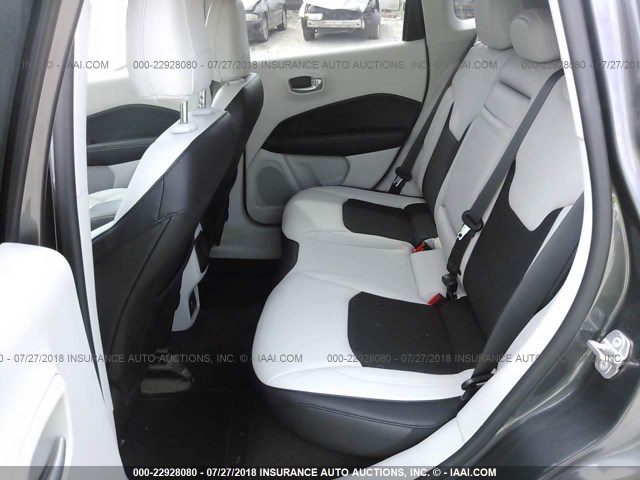 3C4NJCBB6JT263147 - 2018 JEEP COMPASS LATITUDE 灰色 照片 8
