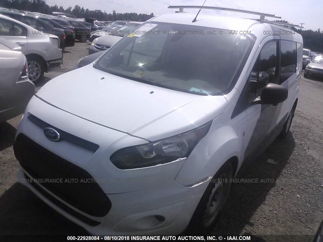 NM0LS7F75E1159146 - 2014 FORD TRANSIT CONNECT XLT WHITE photo 2