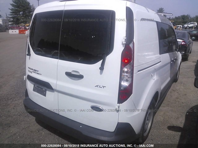 NM0LS7F75E1159146 - 2014 FORD TRANSIT CONNECT XLT WHITE photo 4