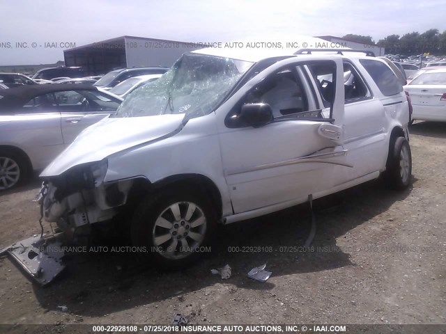 5GADV231X7D159177 - 2007 BUICK TERRAZA CX/CX PLUS WHITE photo 2