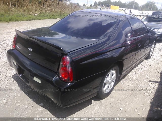 2G1WW12E739415648 - 2003 CHEVROLET MONTE CARLO LS 黑色 照片 4