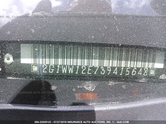 2G1WW12E739415648 - 2003 CHEVROLET MONTE CARLO LS 黑色 照片 9