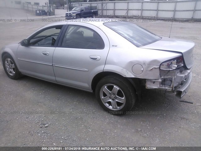 1B3EJ56UX1N502028 - 2001 DODGE STRATUS ES SILVER photo 3