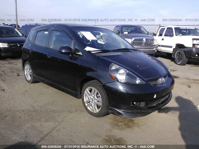 JHMGD37627S032525 - 2007 HONDA FIT S 黑色 照片 1