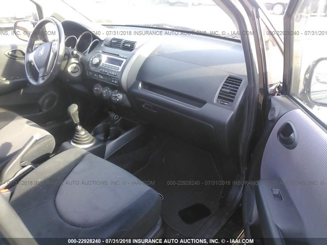 JHMGD37627S032525 - 2007 HONDA FIT S 黑色 照片 5