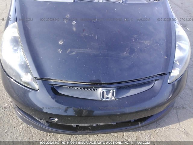 JHMGD37627S032525 - 2007 HONDA FIT S 黑色 照片 6