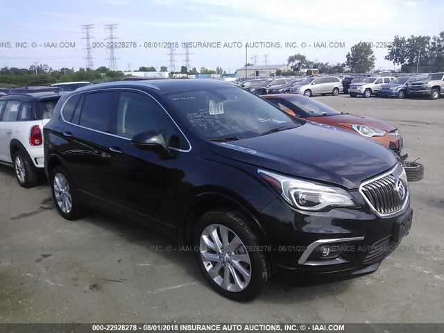 LRBFXESX8HD143312 - 2017 BUICK ENVISION PREMIUM BLACK photo 1