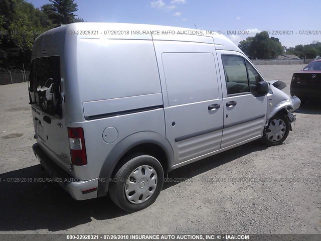 NM0LS7DN6CT080085 - 2012 FORD TRANSIT CONNECT XLT SILVER photo 4