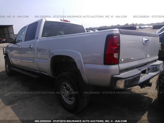 1GCHC23U87F200801 - 2007 CHEVROLET SILVERADO C2500 HEAVY DUTY SILVER photo 3