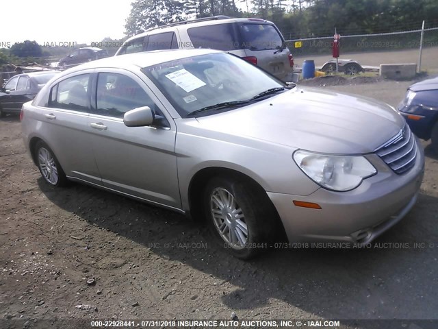 1C3LC56J58N277764 - 2008 CHRYSLER SEBRING TOURING GOLD photo 1