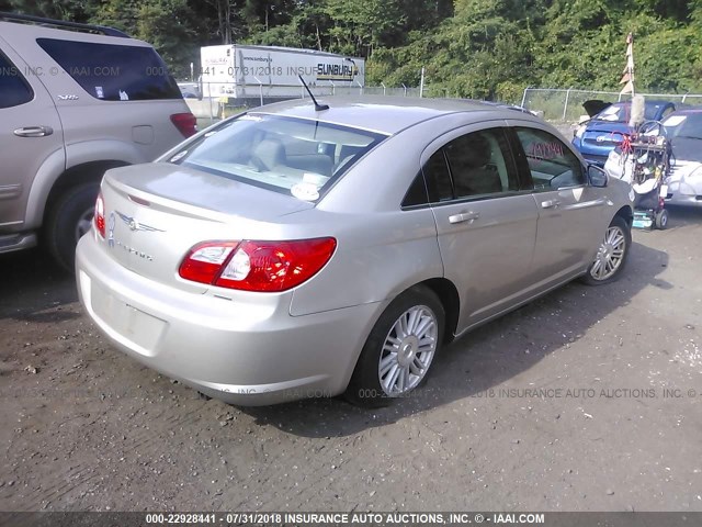 1C3LC56J58N277764 - 2008 CHRYSLER SEBRING TOURING GOLD photo 4