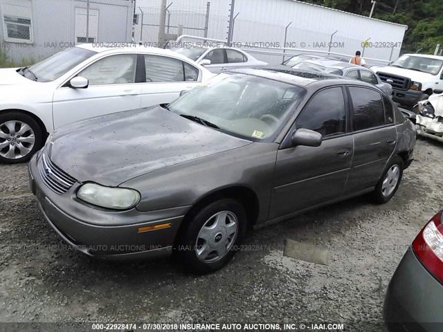 1G1NE52J716269078 - 2001 CHEVROLET MALIBU LS GRAY photo 2