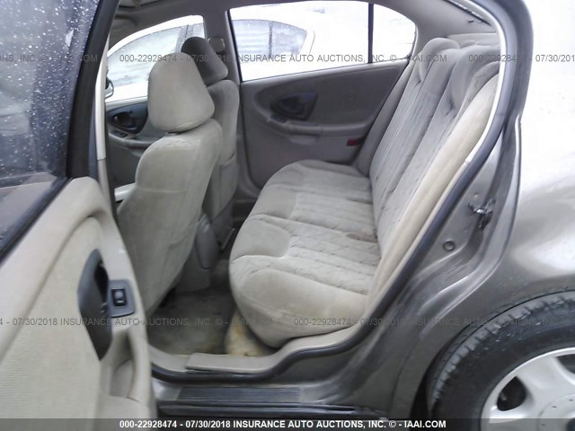 1G1NE52J716269078 - 2001 CHEVROLET MALIBU LS GRAY photo 8