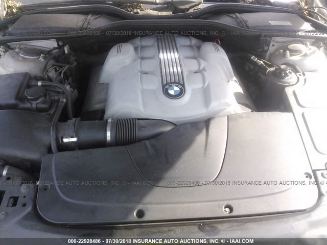 WBAGN63412DR07737 - 2002 BMW 745 LI فضي صورة 10