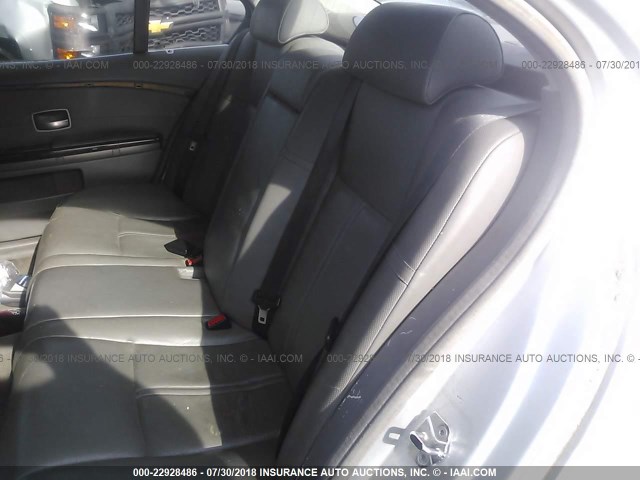 WBAGN63412DR07737 - 2002 BMW 745 LI فضي صورة 8